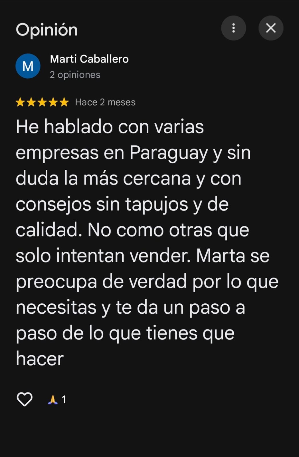 Testimonio